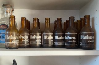 Botellines Mahou Madrid Vacíos Antiguos