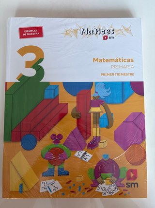 Matemáticas. 3 Primaria. Trimestres. Matices