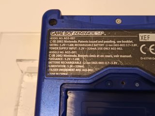 Nintendo Game Boy Advance SP Azul