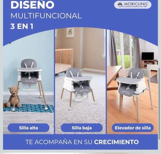 Trona bebé 3 en 1 Mobiclinic