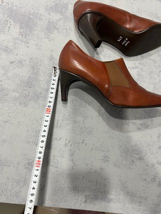 Botines de tacón marrones talla 37.5