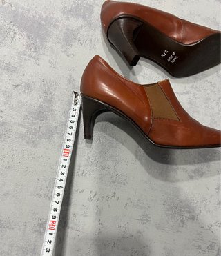 Botines de tacón marrones talla 37.5