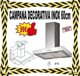 CAMPANA EXTRACTORA COCINA 90cm