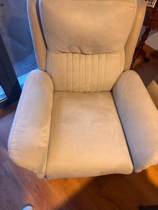Sofá y sillón tela beige
