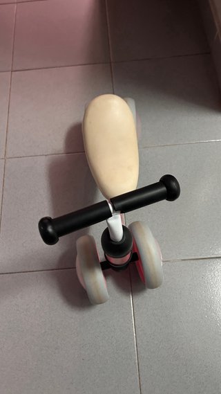 Bici de bebé rosa