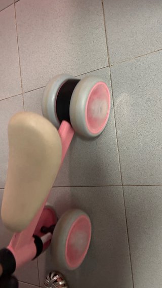 Bici de bebé rosa
