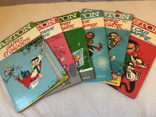 Lote cómics de GASTON en francés