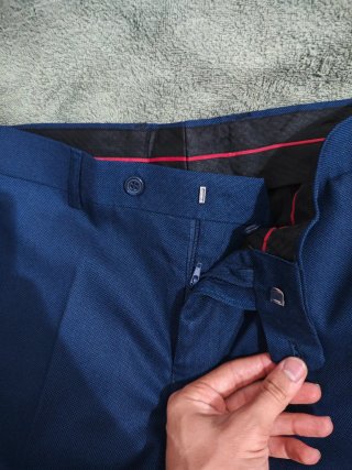 Traje azul para graduación/boda