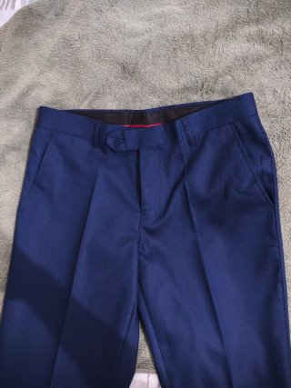 Traje azul para graduación/boda