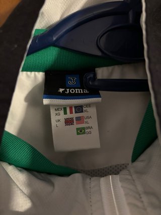 Chaqueta RRC Blanca, Negra y Verde