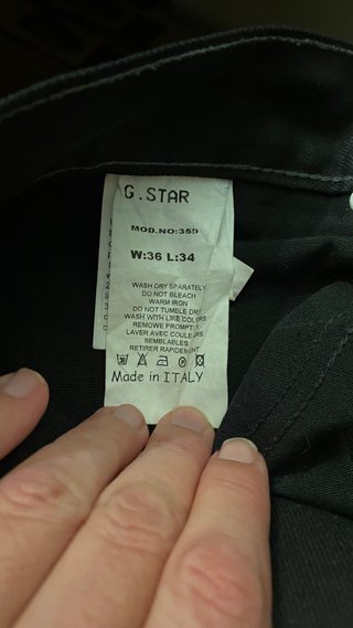 Pantalón G-STAR RAW 3301 Denim hombre W36-L34