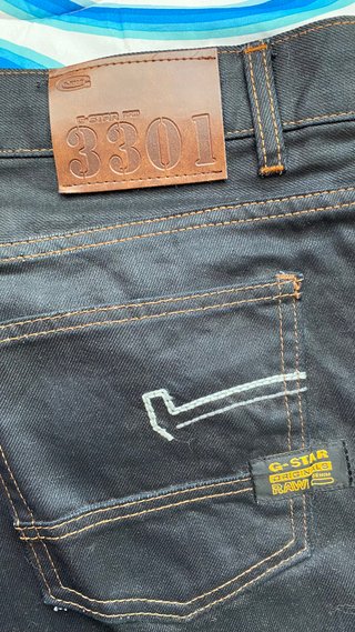 Pantalón G-STAR RAW 3301 Denim hombre W36-L34