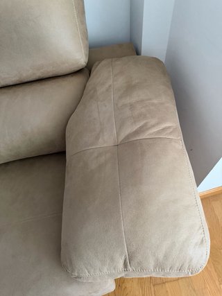 Sofá chaiselongue beige 3 metros