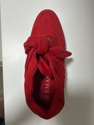 Deportivas mujer rojas talla 40