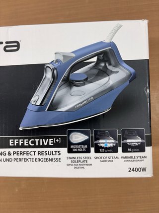 Plancha Vapor Rowenta Effective+ 2400W