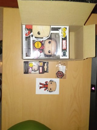 Caja Funko Pop Marvel Deadpool Gamer Chase 538