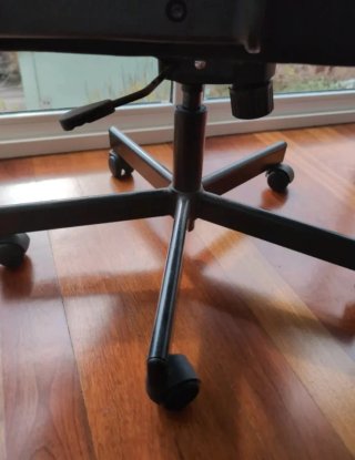 Silla de oficina Ikea negra