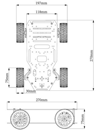 CHASIS PROYECTOS DE ROBOTICA