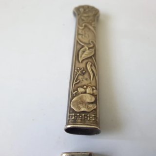 Agulheiro Prata de Lei Art Nouveau 1915 (111 anos)