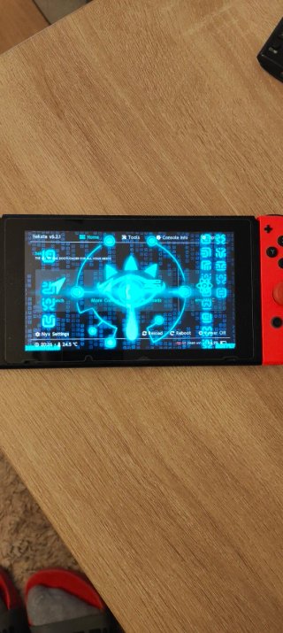 Nintendo Switch Completa Negra y Roja