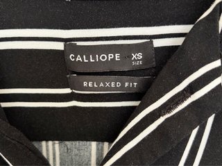 Camicia uomo Calliope righe bianche nere