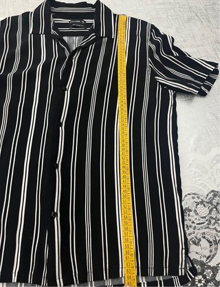 Camicia uomo Calliope righe bianche nere