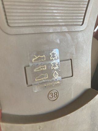 Sandalias tipo pala de piel