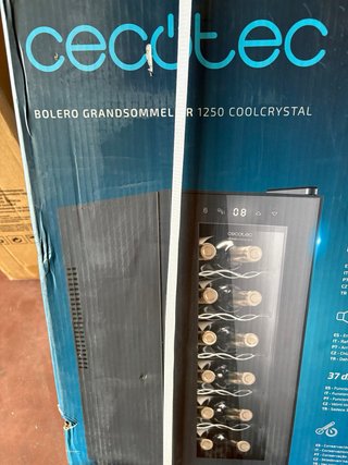 Vinoteca Cecotec Bolero GrandSommelier 1250