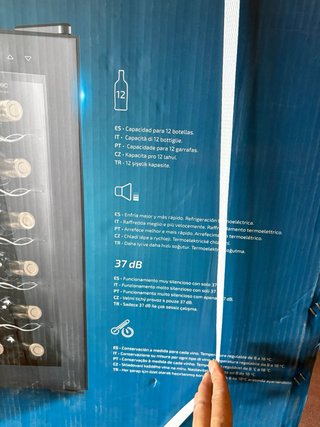 Vinoteca Cecotec Bolero GrandSommelier 1250