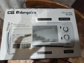 Microondas Orbegozo White Class 20L - Menos
