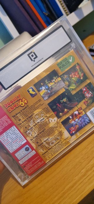 Donkey Kong 64 N64 Pixel Grading CIB