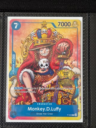 Carta Promo Monkey D. Luffy P-043