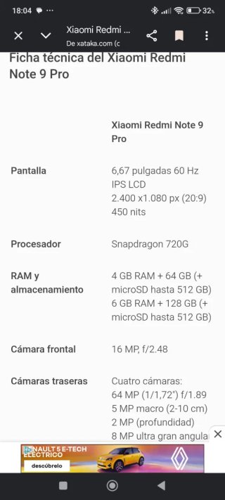 Xiaomi Redmi Note 9 Pro