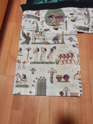 Haori estilo kimono con motivos egipcios