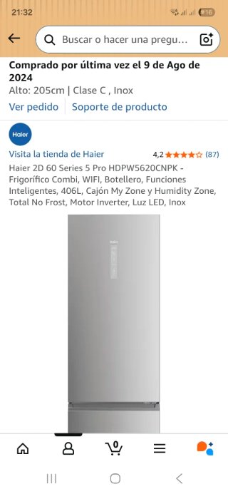 Frigorífico Haier