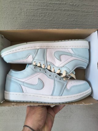 Nike  Jordan 1 mid  Bianco/ Azzurro – TG 42 Nuovo