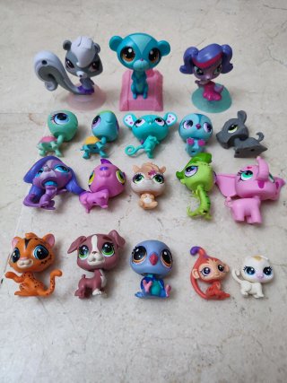 Lote 17 Littlest Pet Shop muñecos figuras lps