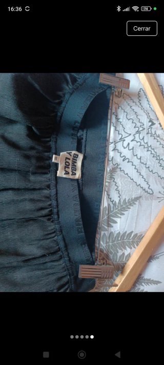 Falda Bimba y Lola Plisada Larga