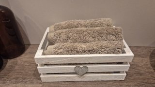 Cassettina in legno con cuore