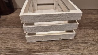 Cassettina in legno con cuore