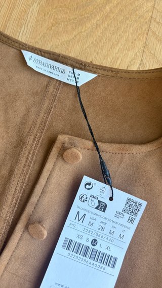 Chaleco marrón “Stradivarius”