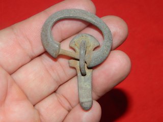 Impresionante Hebilla Ibero Romana de bronce