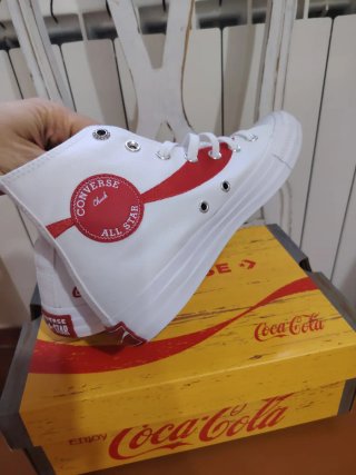 Scarpe nuove Converse All Star Coca Cola Tg 39
