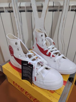 Scarpe nuove Converse All Star Coca Cola Tg 39