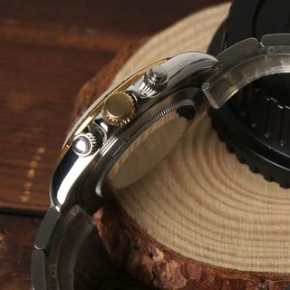 Seiko Mod Daytona Plata y Oro 40mm