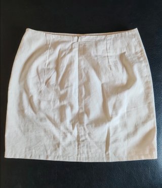 Minigonna vintage Y2K bianca Taglia M
