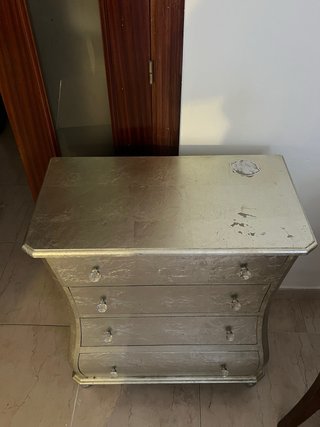 Cómoda/Mesa de entrada plata