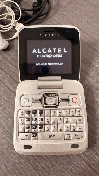 Teléfono Móvil Alcatel Plata