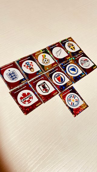 Lote escudos Mundial 2026