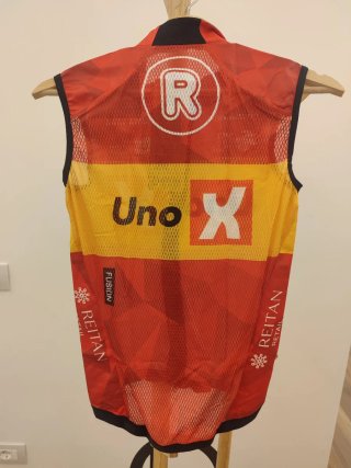 Gilet smanicato ciclismo Fusion Uno X Ridley